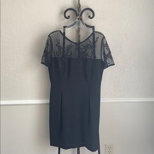 Maggie London Petite Black Dress